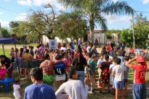 La Municipalidad de Puerto Vilelas celebró el Día del Niño en Colonia Tacuarí