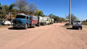 Emparchaba una cubierta y murió aplastado por un camión