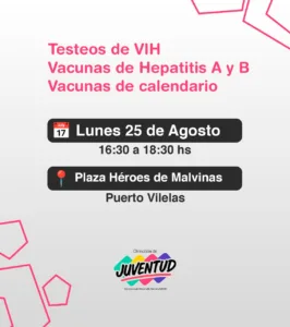 Operativo de prevención y promoción de la salud en Vilelas