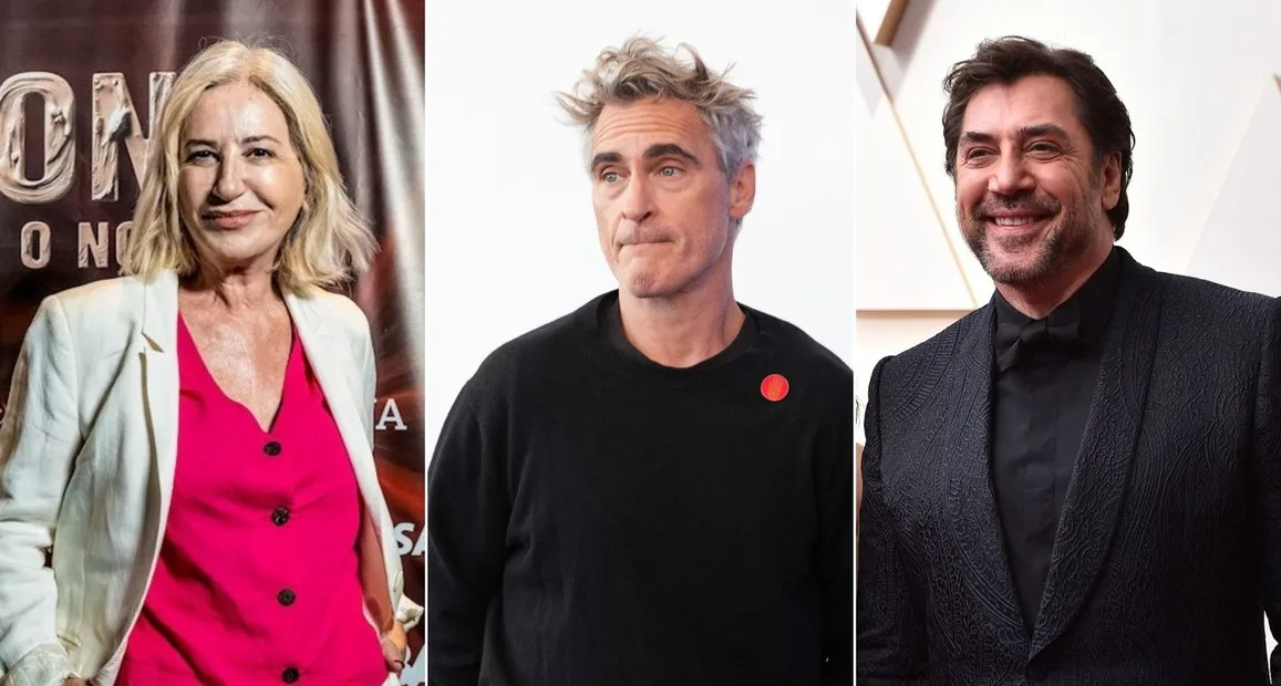 Mercedes Morán, Joaquin Phoenix y Javier Bardem se sumaron a una movida pro Palestina.