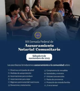 Puerto Vilelas será parte de la XIII Jornada Federal de Asesoramiento Notarial Comunitario