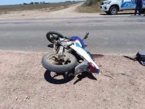 Falleció el joven motociclista que chocó contra un camión