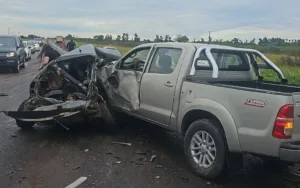 Choque múltiple fatal por la Ruta 16: murió uno de los conductores