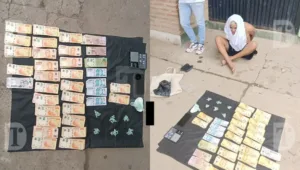 Motociclista detenido con dinero, cocaína y balanza de precisión